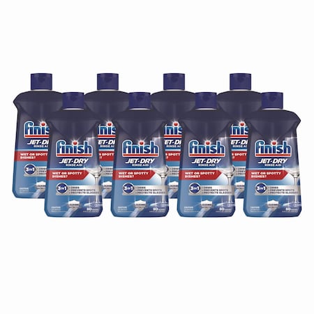 Finish Jet-Dry Rinse Agent, 8.45 oz Bottle, PK8 51700-75713